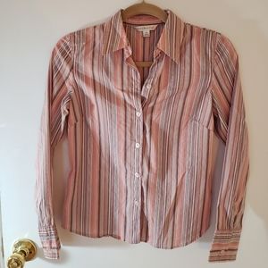 Women's Theme Pink Stripes Shirt S from Taiwan